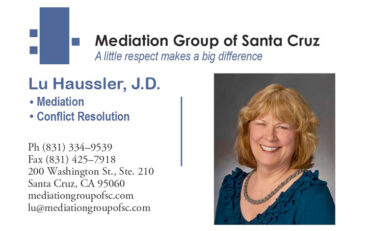 Mediation Group of Santa Cruz, Lu Haussler, J.D.