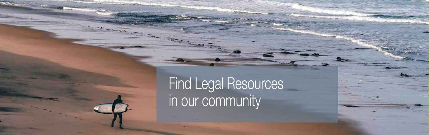 Find Legal Resources in our community